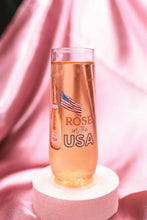 Load image into Gallery viewer, Rose In The USA July 9oz Champagne Flute Tossware
