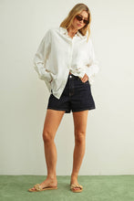 Load image into Gallery viewer, Button Front Long Sleeve Shirt - Off White
