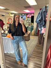 Load image into Gallery viewer, Denim Pearl Novelty Jeans
