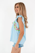 Load image into Gallery viewer, The Posie Ruffle Neck Top
