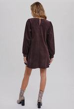Load image into Gallery viewer, CORDUROY MINI DRESS
