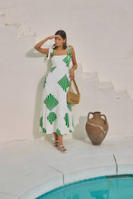 Load image into Gallery viewer, Hendy Shoulder Tie Maxi Dress Fan Breeze
