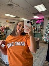 Load image into Gallery viewer, Burnt Orange Game Day Tshirt
