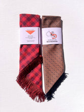 Load image into Gallery viewer, Winter Fringe Bandanas - Two Colors: Dark Red
