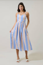 Load image into Gallery viewer, Renesa Heart Smocked Midi Dress
