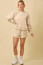 Load image into Gallery viewer, Light Blue Knit Shorts with Bows
