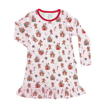 Load image into Gallery viewer, Gingerbread World PJ Dress in Pink
