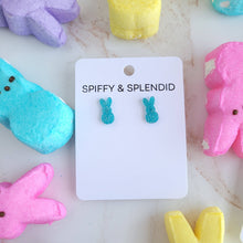 Load image into Gallery viewer, Glitter Bunny Studs - Blue
