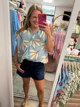 Load image into Gallery viewer, Palm Leaf Signature V-Neck Top
