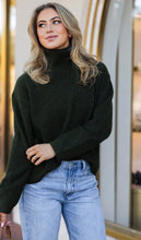 Load image into Gallery viewer, Solid Turtleneck Sweater - Olive
