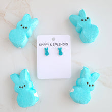 Load image into Gallery viewer, Glitter Bunny Studs - Blue
