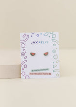Load image into Gallery viewer, Watermelon Enamel Flat Back Kids Earrings
