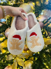 Load image into Gallery viewer, Gingerbread Man Slippers
