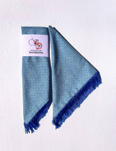 Load image into Gallery viewer, Stars &amp; Checks Fringe Bandanas - Multiple Colors: Green
