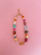 Load image into Gallery viewer, Chunky Multicolor Stone Necklace
