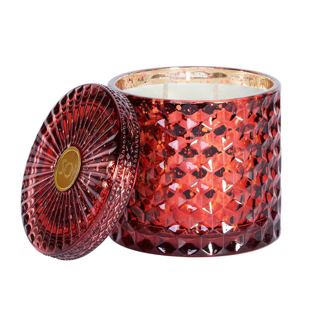 Holiday Spice 15oz Shimmer Candle 2 wick