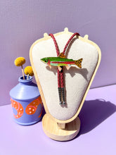 Load image into Gallery viewer, Rainbow Trout Bolo Tie
