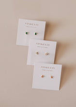 Load image into Gallery viewer, Teardrop - Emerald CZ Earring
