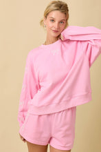 Load image into Gallery viewer, Light Blue Knit Shorts with Bows
