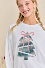 Load image into Gallery viewer, Holiday Plaid Tree Sweatshirt
