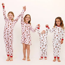 Load image into Gallery viewer, Gingerbread World PJ Dress in Pink
