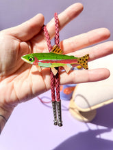 Load image into Gallery viewer, Rainbow Trout Bolo Tie
