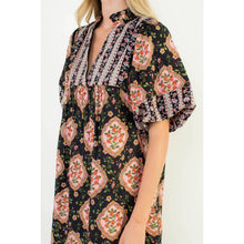 Load image into Gallery viewer, Puff Sleeve Floral Dress
