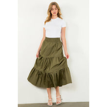 Load image into Gallery viewer, Olive Midi Skirt
