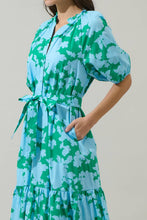 Load image into Gallery viewer, Riona Floral Wynette Tiered Midi Dress
