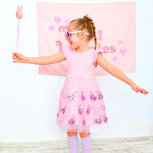 Load image into Gallery viewer, Easter Bunny Short Sleeve Tutu Dress
