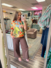 Load image into Gallery viewer, Denim Elastic Pant - Chocolate

