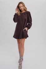 Load image into Gallery viewer, CORDUROY MINI DRESS
