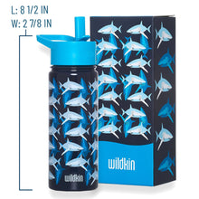 Load image into Gallery viewer, Sharks 18 oz Steel Water Bottle
