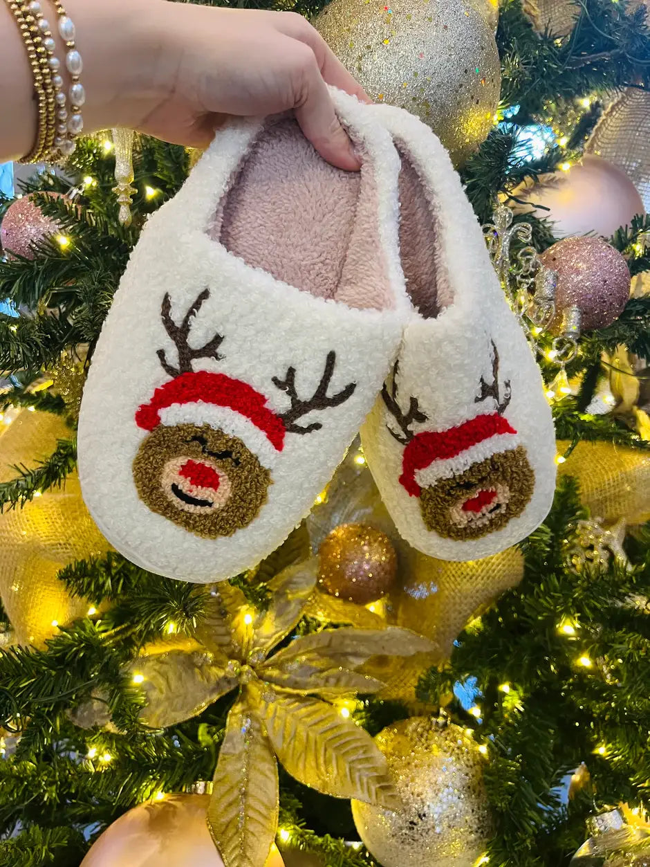 Reindeer Slippers