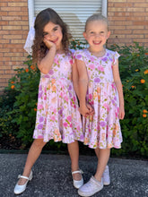 Load image into Gallery viewer, Summer Bunny Floral Twirl Dress
