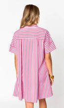 Load image into Gallery viewer, Stevie Shirt Dress - Lychee
