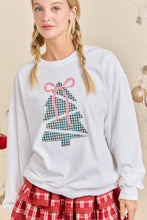 Load image into Gallery viewer, Holiday Plaid Tree Sweatshirt

