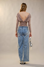 Load image into Gallery viewer, Bow Embellished Straight Leg Jeans
