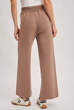 Load image into Gallery viewer, Latte Ribbed Knit Sweater Pants
