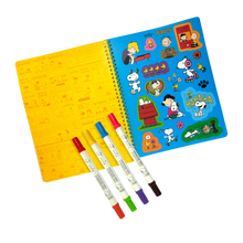 Load image into Gallery viewer, OOLY x Peanuts: Activity Travel Kit &amp; 4 Double-Ended Markers
