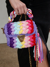 Load image into Gallery viewer, Rainbow Montego Woven Bag
