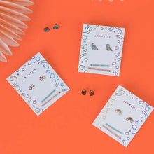 Load image into Gallery viewer, Ladybug Enamel Flat Back Kids Earrings
