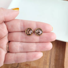 Load image into Gallery viewer, Sparkle Leopard Stud Earrings
