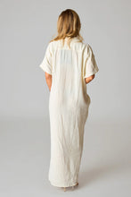 Load image into Gallery viewer, Carmen Cover Up Maxi Dress - Vanilla
