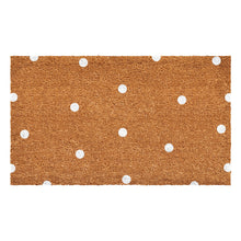 Load image into Gallery viewer, Polka Dots Doormat: White / 24&quot; x 36&quot;
