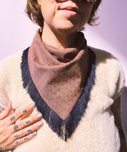 Load image into Gallery viewer, Winter Fringe Bandanas - Two Colors: Dark Red
