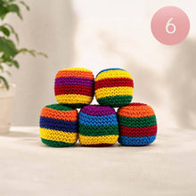 Load image into Gallery viewer, 6PCS - Crochet Hacky Sack Toy Balls
