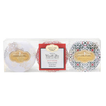 Load image into Gallery viewer, Holiday Trio Set of three 4 oz Candle Travel Tins
