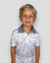 Load image into Gallery viewer, Grey Football Boys Polo
