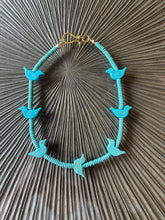 Load image into Gallery viewer, Turquoise Birds Necklace
